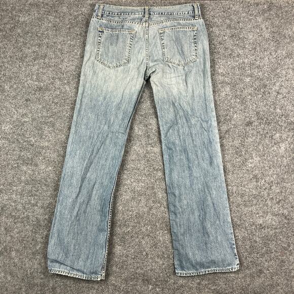 Old Navy Jeans Womens 6 Short Light Wash Distressed Boy-Cut Low Waist Denim - Picture 7 of 9